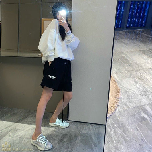 Jogger Two Piece Set | European and American Summer Loose Quarter Pants for Men and Womens Casual and Versatile Shorts - Mighty Lifestyle