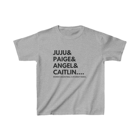 Juju, Paige, Angel, Caitlin Basketball Shirt for Kids| Basketball Shirt Youth Kids Basketball Shirt | Sports Shirt | Casual or Sports Shirt for Kids - Mighty Lifestyle
