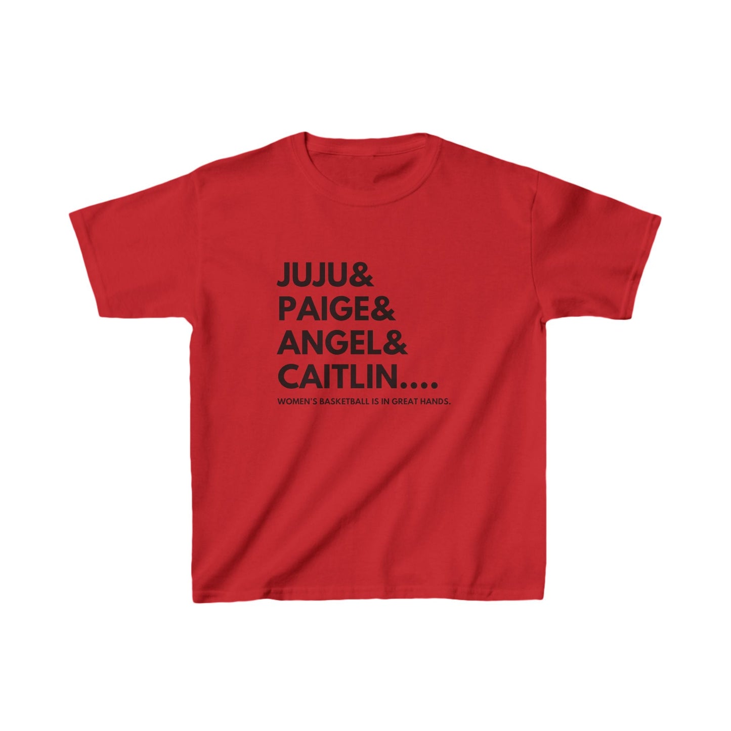 Juju, Paige, Angel, Caitlin Basketball Shirt for Kids| Basketball Shirt Youth Kids Basketball Shirt | Sports Shirt | Casual or Sports Shirt for Kids - Mighty Lifestyle