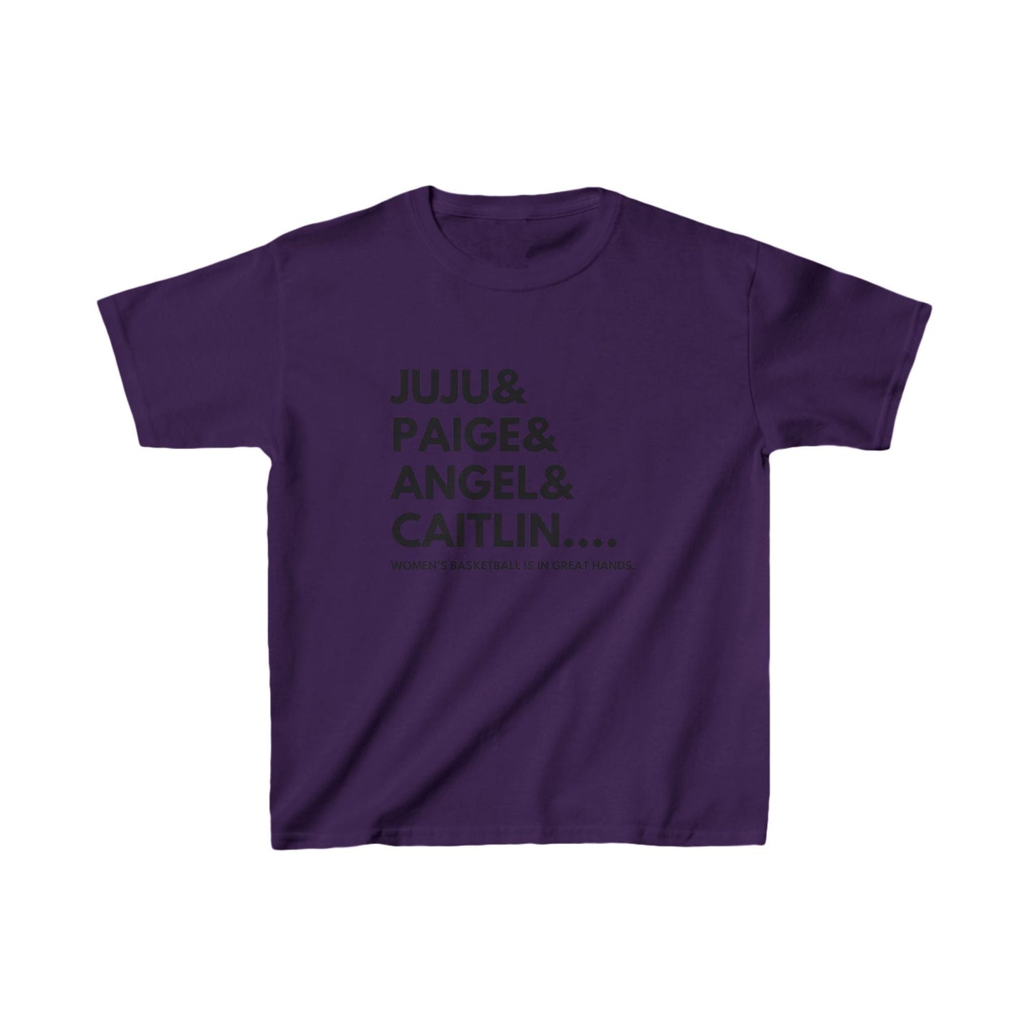 Juju, Paige, Angel, Caitlin Basketball Shirt for Kids| Basketball Shirt Youth Kids Basketball Shirt | Sports Shirt | Casual or Sports Shirt for Kids - Mighty Lifestyle