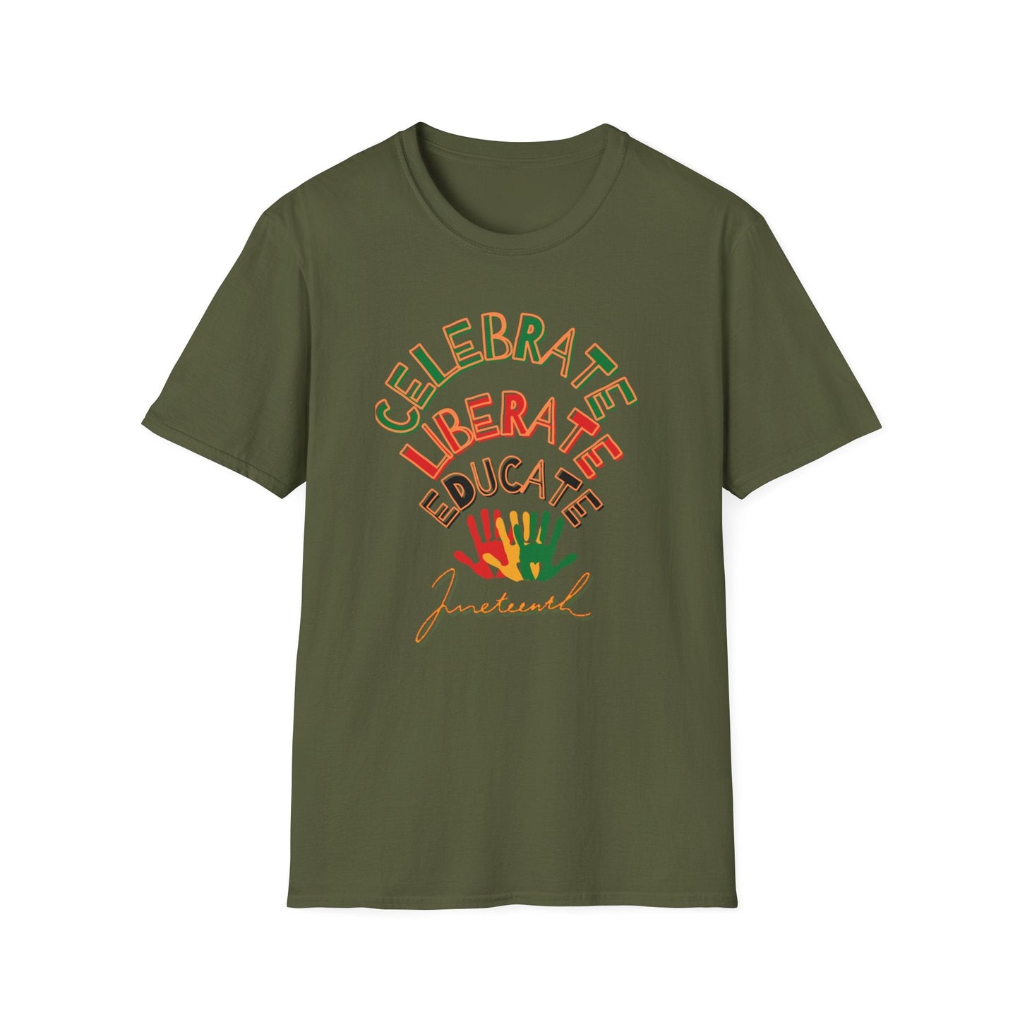 Juneteenth Celebrate Liberate Educate Shirt, Shirt for Juneteenth, Gift for Juneteenth, Shirt for Black History, American History Shirt - Mighty Lifestyle