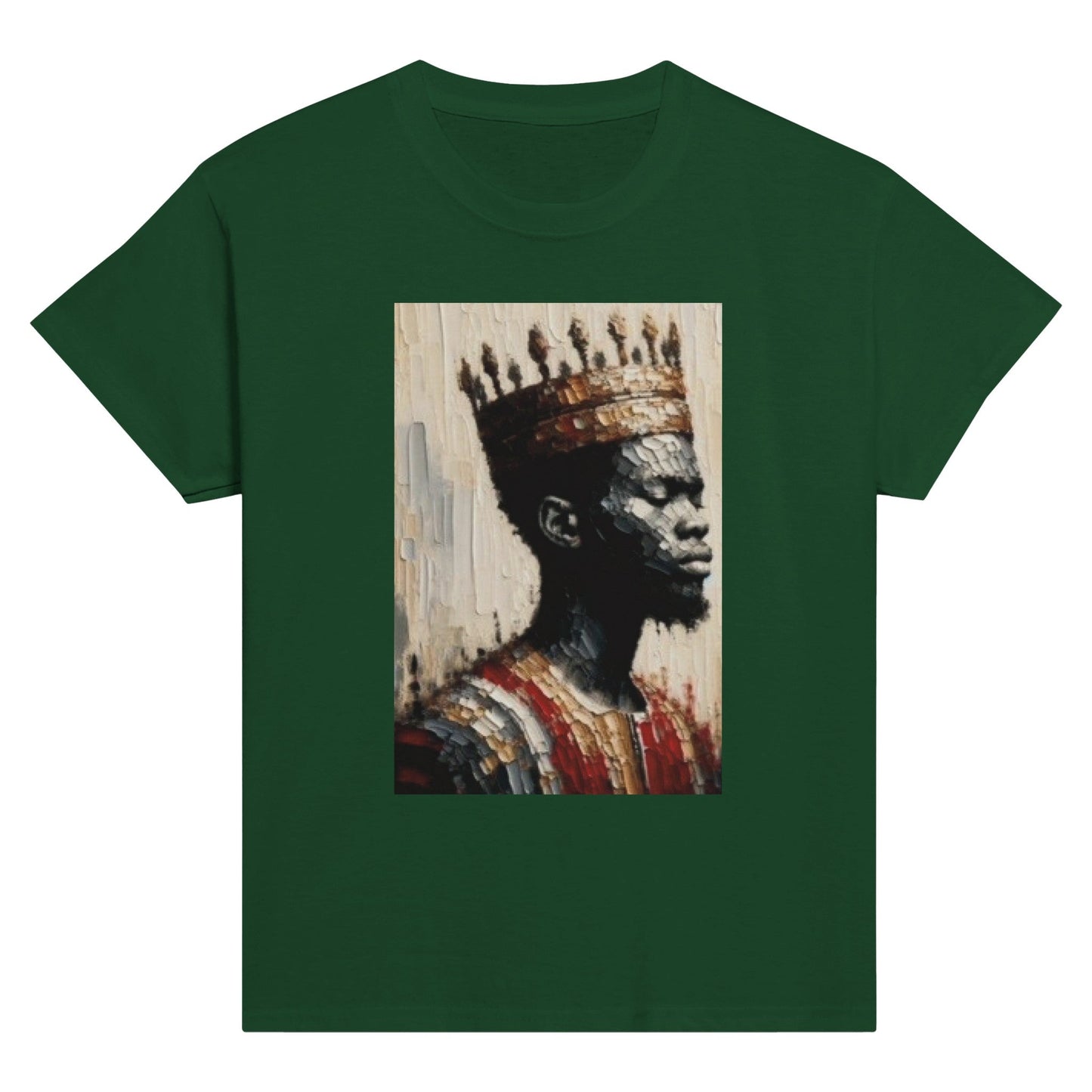Kingdom Business | King Youth Shirt | Classic Kids Crewneck T-shirt Black King - Mighty Lifestyle