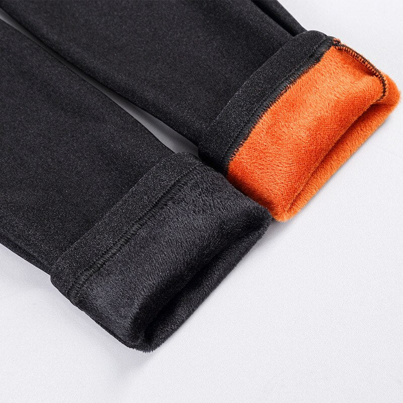 Leanne Leggings | Comfortable Tights | Leggings Outside Wear Leggings Girl's Thicker Plus Cashmere Slim Was Thin Warm Pants X - 3xl Size Leggings - Mighty Lifestyle