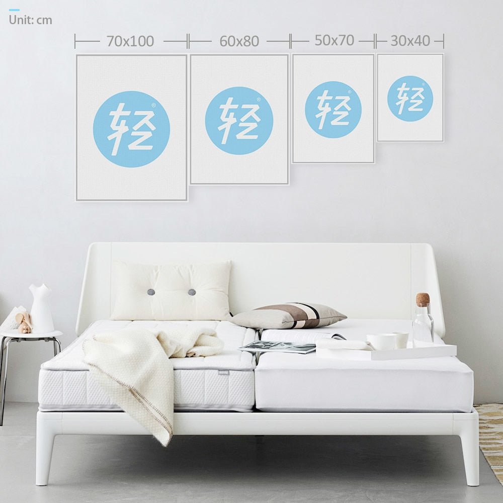 Let's Stay Home Wall Art | Minimalist Black White Typography Quotes A4 Poster Print Life Picture Canvas Painting No Frame Home Wall Art Decor - Mighty Lifestyle
