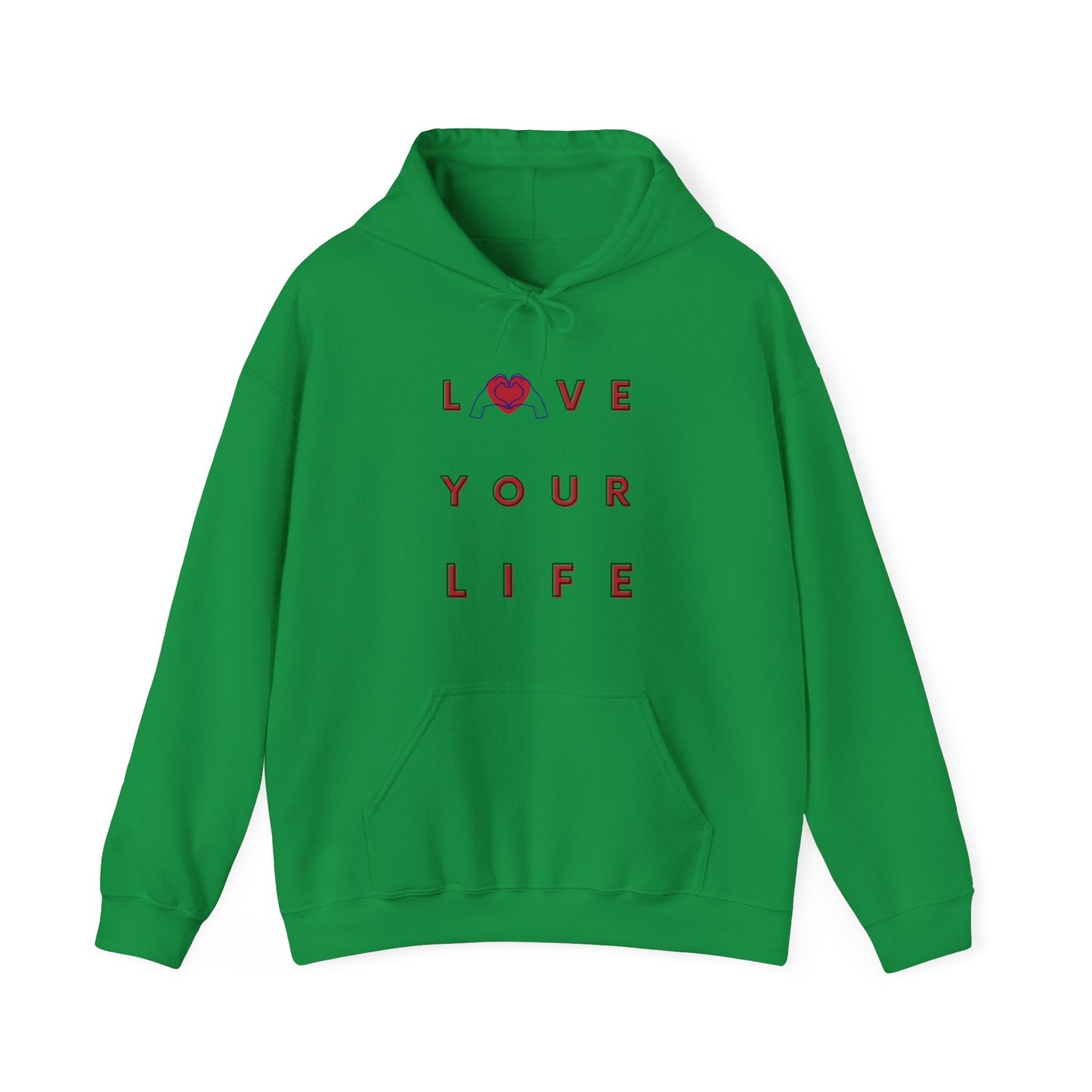 LOVE YOUR LIFE hoodie, Hoodie for Love, Valentine Hoodie, Self Love Hoodie, Self Care Hoodie, Journey of Healing Hoodie, Gift Hoodie - Mighty Lifestyle
