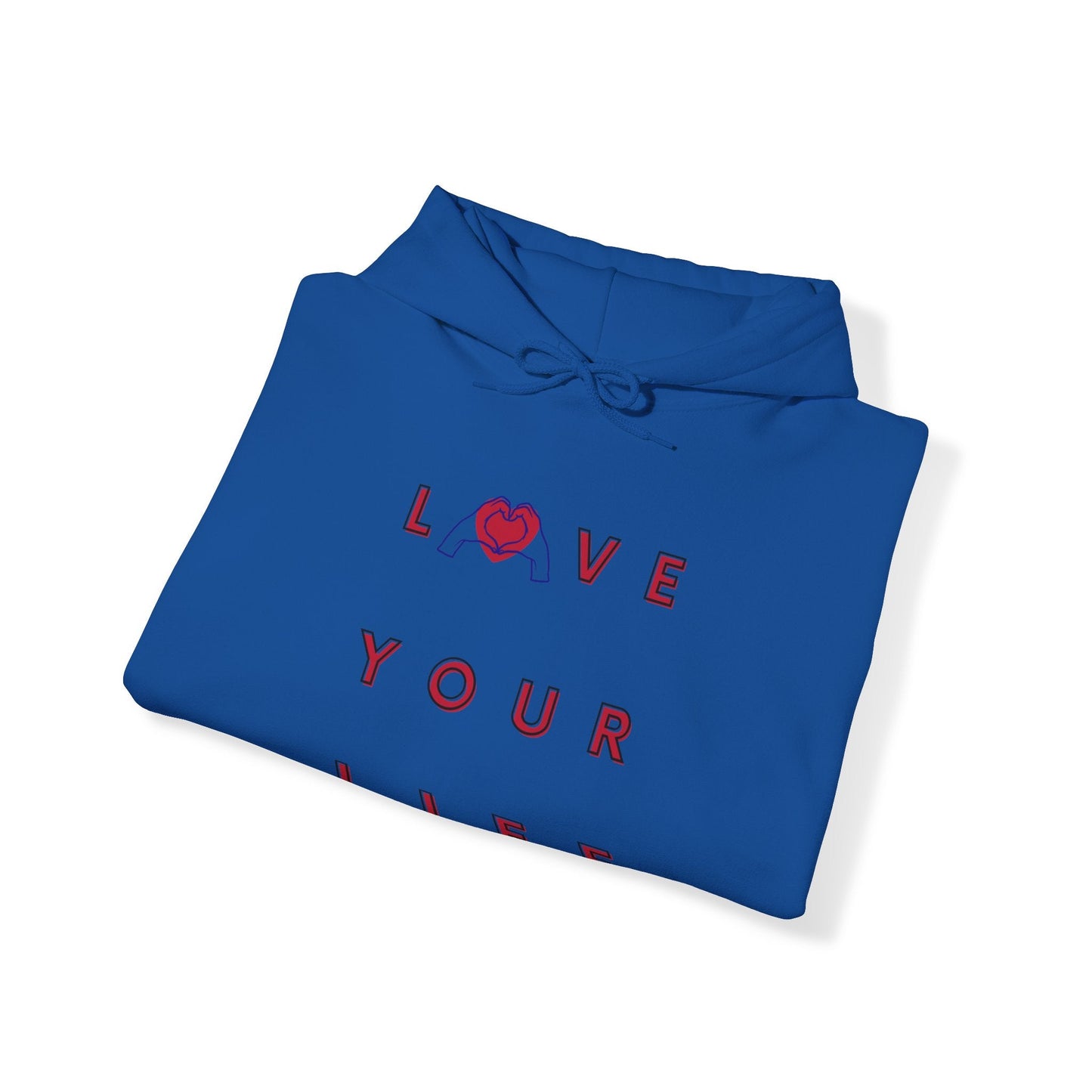 LOVE YOUR LIFE hoodie, Hoodie for Love, Valentine Hoodie, Self Love Hoodie, Self Care Hoodie, Journey of Healing Hoodie, Gift Hoodie - Mighty Lifestyle