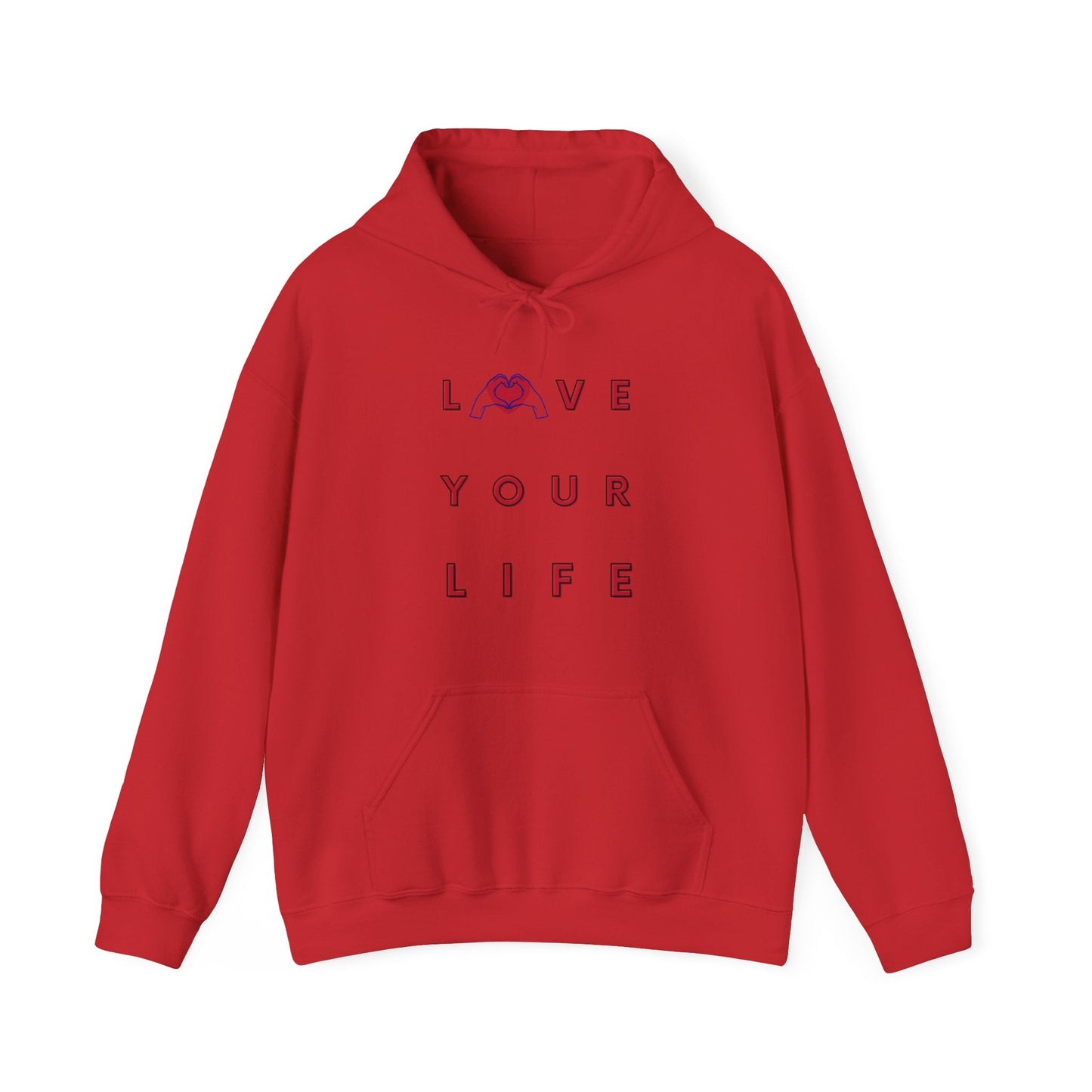 LOVE YOUR LIFE hoodie, Hoodie for Love, Valentine Hoodie, Self Love Hoodie, Self Care Hoodie, Journey of Healing Hoodie, Gift Hoodie - Mighty Lifestyle