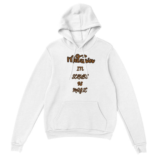 Melanin in Scrubs, Medical professional, Doctor, nurse, pharmacist, Tech, licensed specialist, Student, Premium Unisex Pullover Hoodie - Mighty Lifestyle