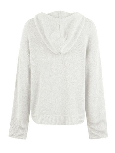 The Kadee Cardigan | Drawstring Button Up Hooded Cardigan