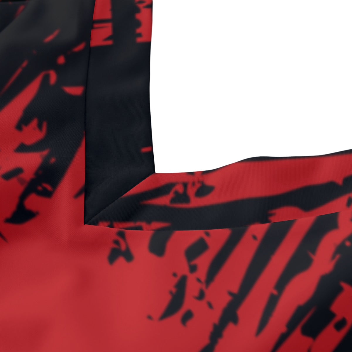 Printed Splash Red Black, Women's Tie Shoulder Onepiece Padded Swimsuit