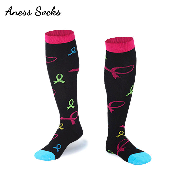 Healthy Calf Compression Socks for Men & Women – Breathable Nylon Silk Stovepipe Sports Socks for Running, Cycling, and Everyday Support