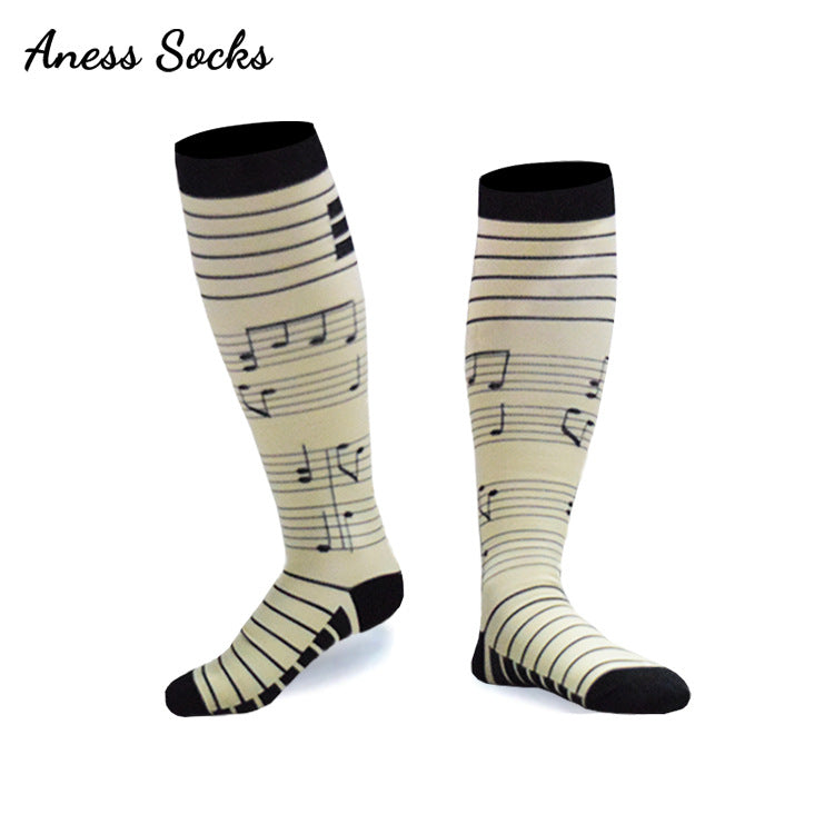 Healthy Calf Compression Socks for Men & Women – Breathable Nylon Silk Stovepipe Sports Socks for Running, Cycling, and Everyday Support