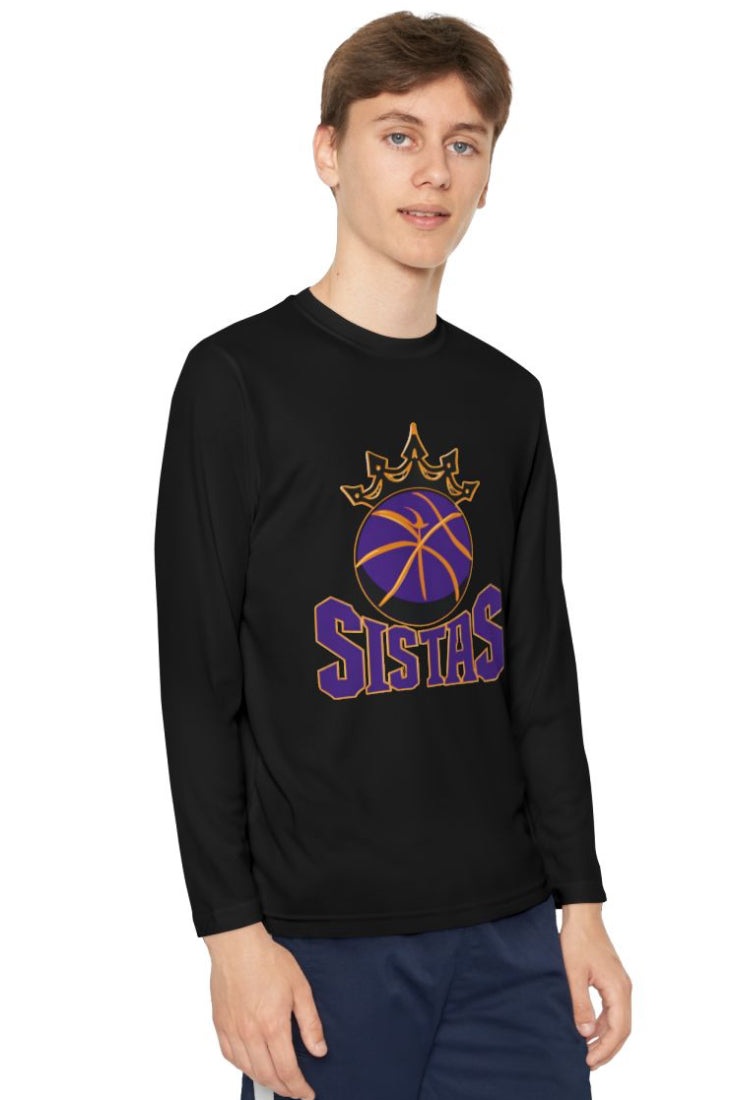 Custom SISTAS Basketball Tee for Kids | 2025–2026 Team Shirt | Youth Girls Basketball Youth Long Sleeve
