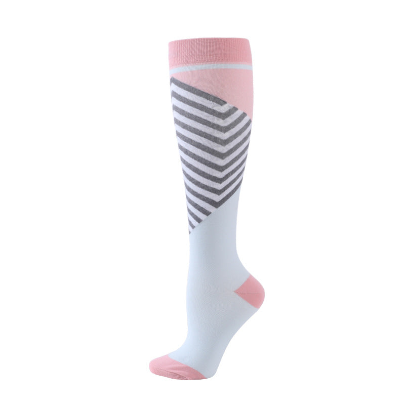Healthy Calf Compression Socks for Men & Women – Breathable Nylon Silk Stovepipe Sports Socks for Running, Cycling, and Everyday Support