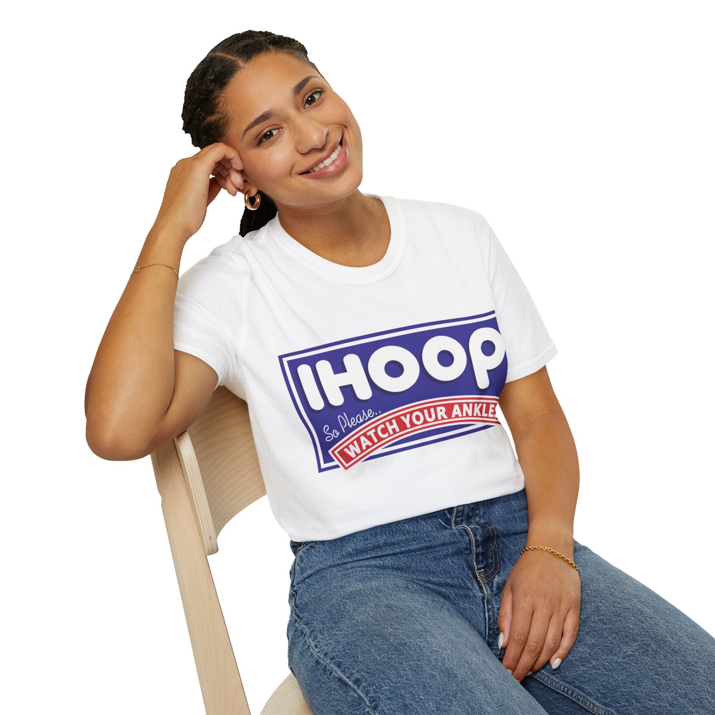 Basketball Shirt | IHoop Ankles Shirt | Sports Shirt | Gift for Baller | Baller Shirt | Mighty Lifestyle |  Softstyle T-Shirt