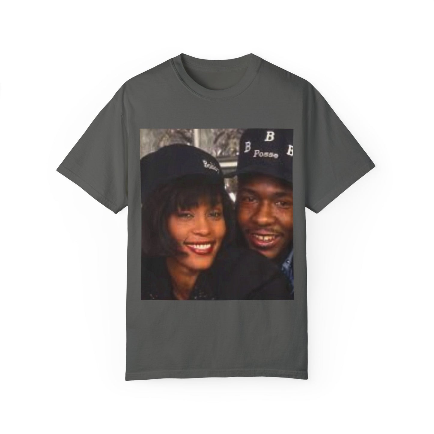 Whitney and Bobby, Bobby and Whitney, Love Story, Hip Hop Love, Unisex Garment-Dyed T-shirt