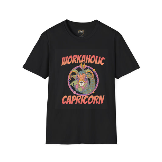 Capricorn Shirt, Capricorn Zodiac Tee, Capricorn Workaholic Unisex Deluxe T-shirt Softstyle T-Shirt
