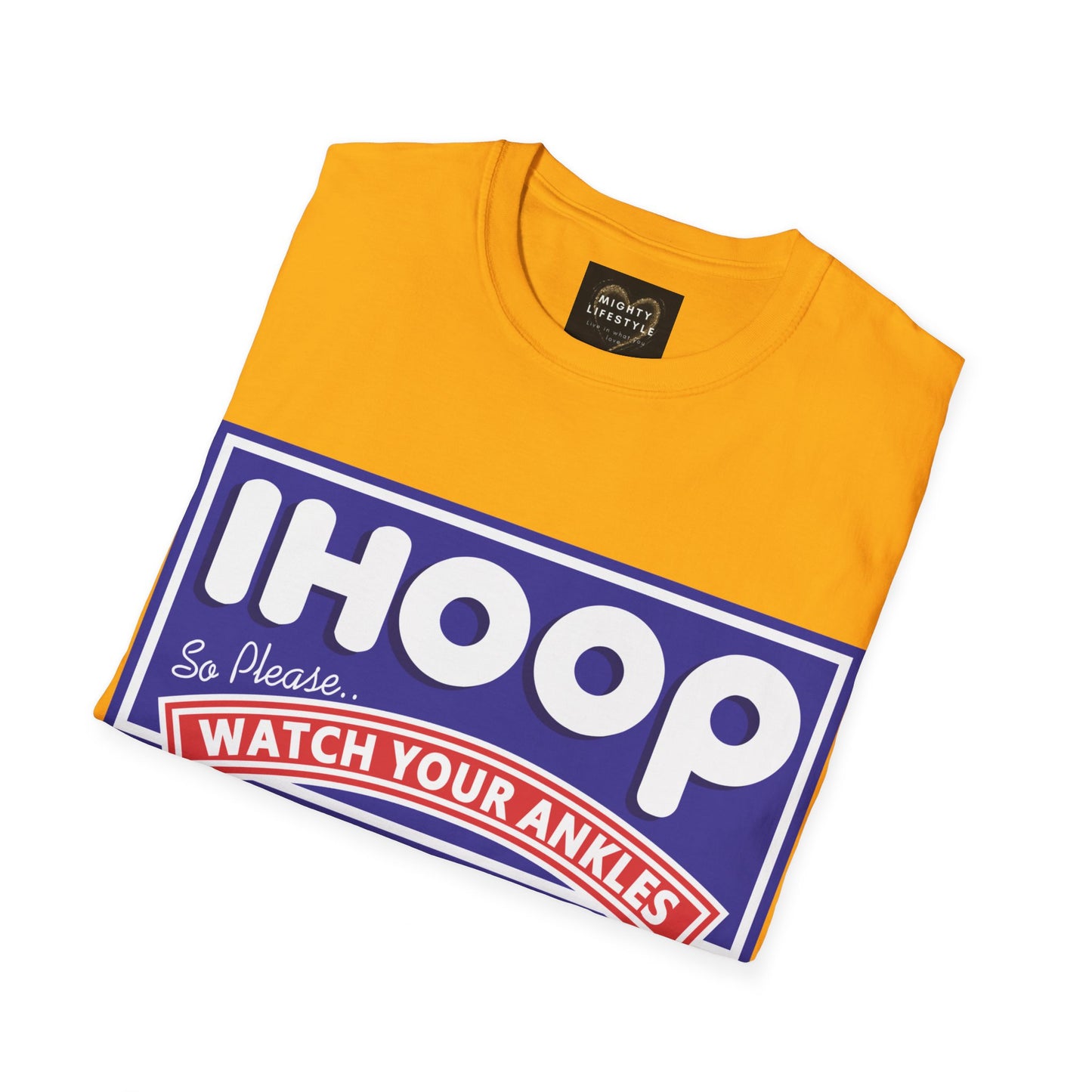 Basketball Shirt | IHoop Ankles Shirt | Sports Shirt | Gift for Baller | Baller Shirt | Mighty Lifestyle |  Softstyle T-Shirt