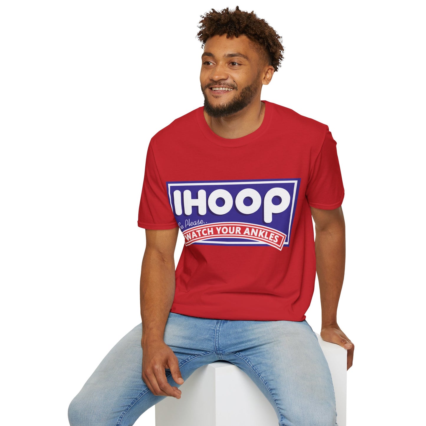 Basketball Shirt | IHoop Ankles Shirt | Sports Shirt | Gift for Baller | Baller Shirt | Mighty Lifestyle |  Softstyle T-Shirt