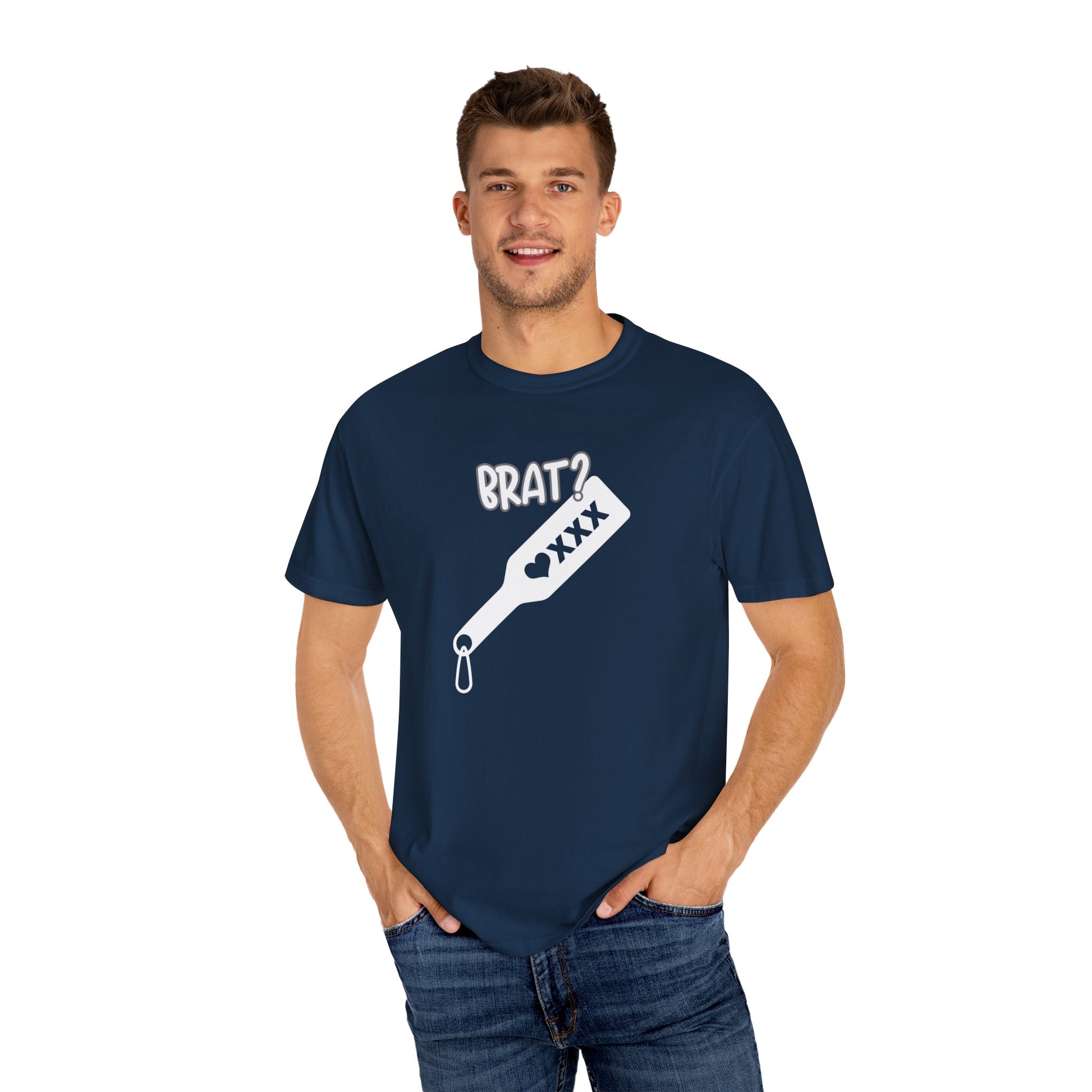Brat, Brat Shirt, Sub_Dom Tee, Unisex Garment - Dyed T-shirt - Mighty Lifestyle