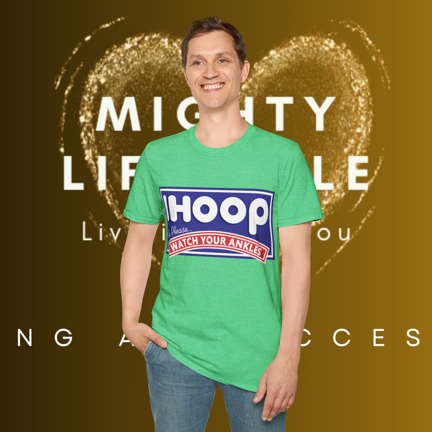 Basketball Shirt | IHoop Ankles Shirt | Sports Shirt | Gift for Baller | Baller Shirt | Mighty Lifestyle |  Softstyle T-Shirt