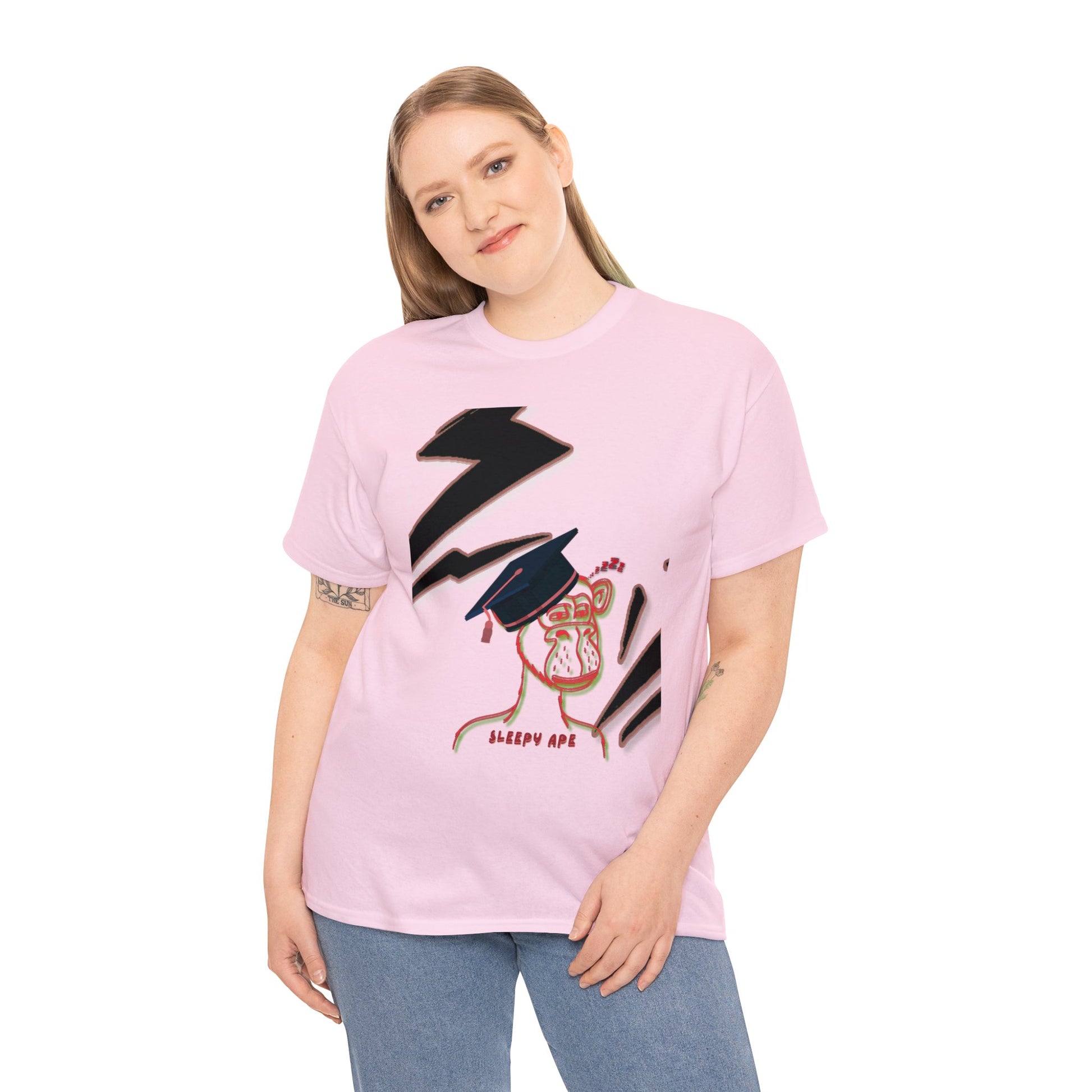 Graduate Sleepy Ape Shirt, Unisex Shirt for Graduate, Shirt for student, Gift for student, Gift for graduate - Mighty Lifestyle