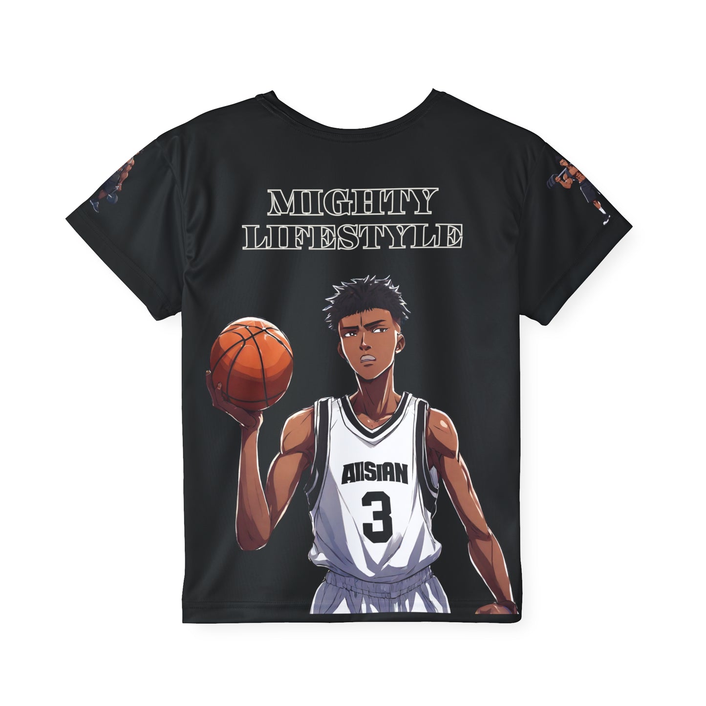 Youth Basketball Anime Jersey Shirt, Kids Sports Jersey | Mighty Lifestyle Basketball | Kid Basketball