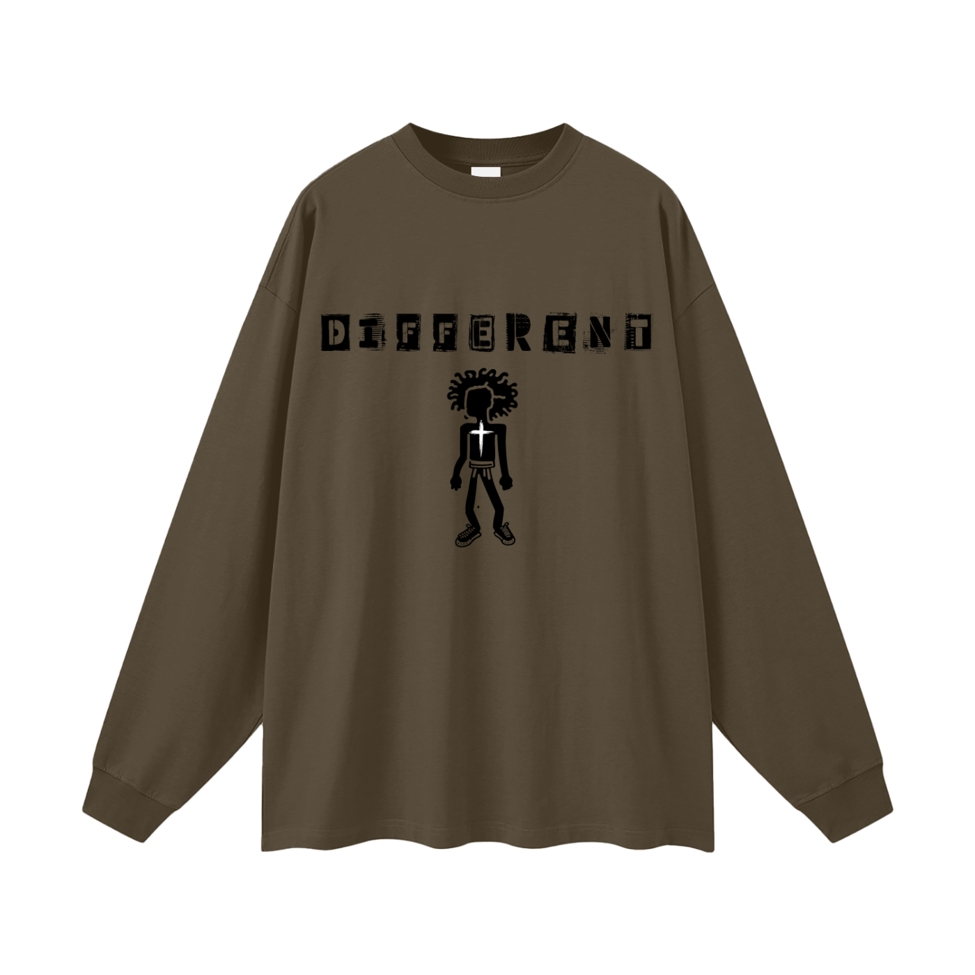 DIFFERENT Graphic Long Sleeve Shirt – Afro Urban Faith Based Streetwear Unisex Tee | Oversized Artsy Cotton Top | Black Art Fashion Shirt
Different Cross Man Oversized Unisex Long Sleeve T-Shirt Faith Based Motivational Shirt Christian Shirt Yeshua Jesus