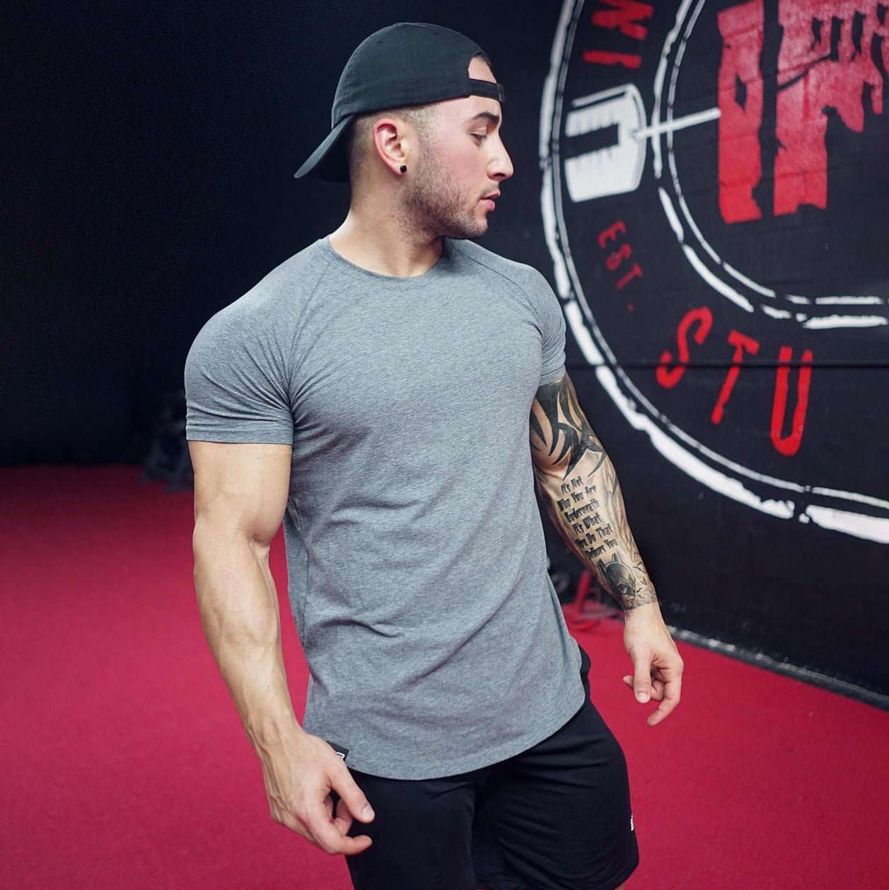 Top Titan Gym Shirt | Tight Fitted Shirt | American Sports Fitness T Shirt Mens Solid Color High Elastic Moisture Wicking Running Basketball