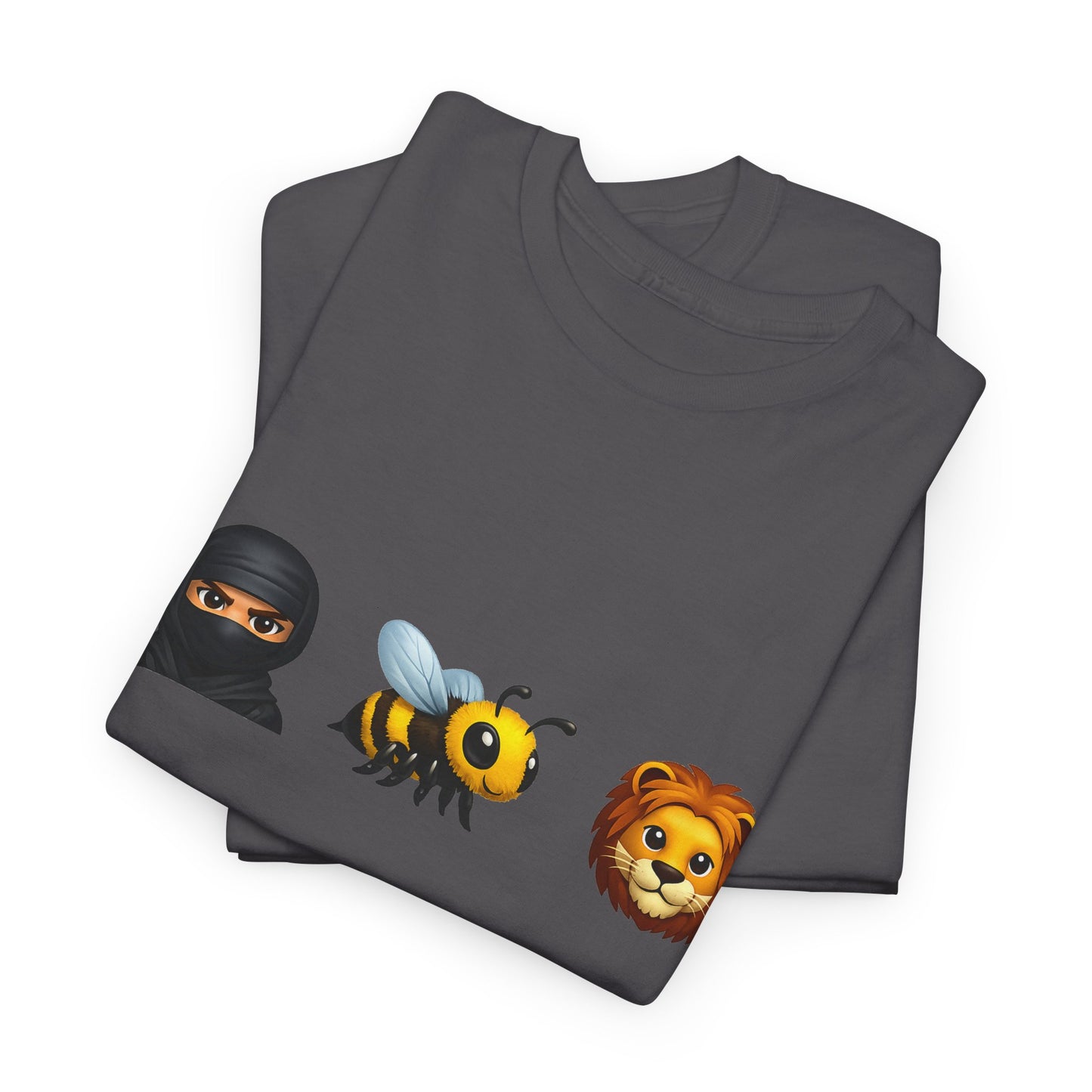 Ninjas Be Lyin' Emoji Tee — Ninja • Bee • Lion Graphic T-Shirt