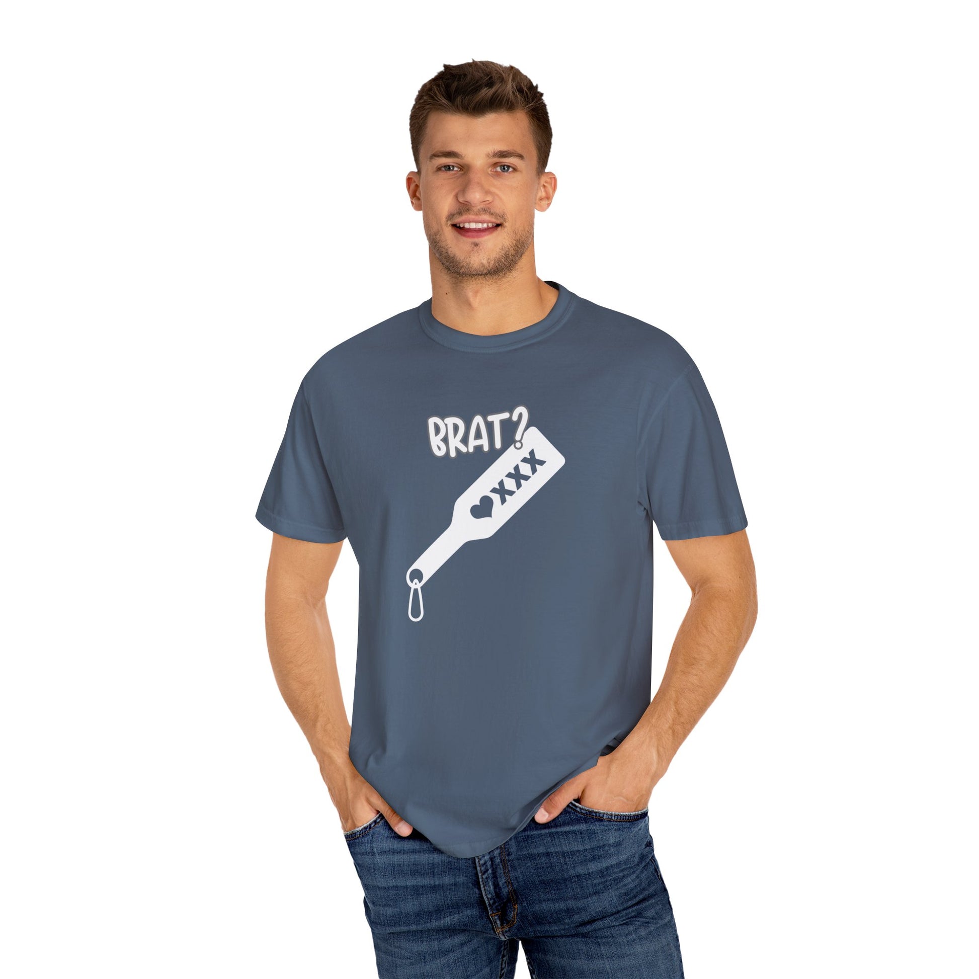 Brat, Brat Shirt, Sub_Dom Tee, Unisex Garment - Dyed T-shirt - Mighty Lifestyle