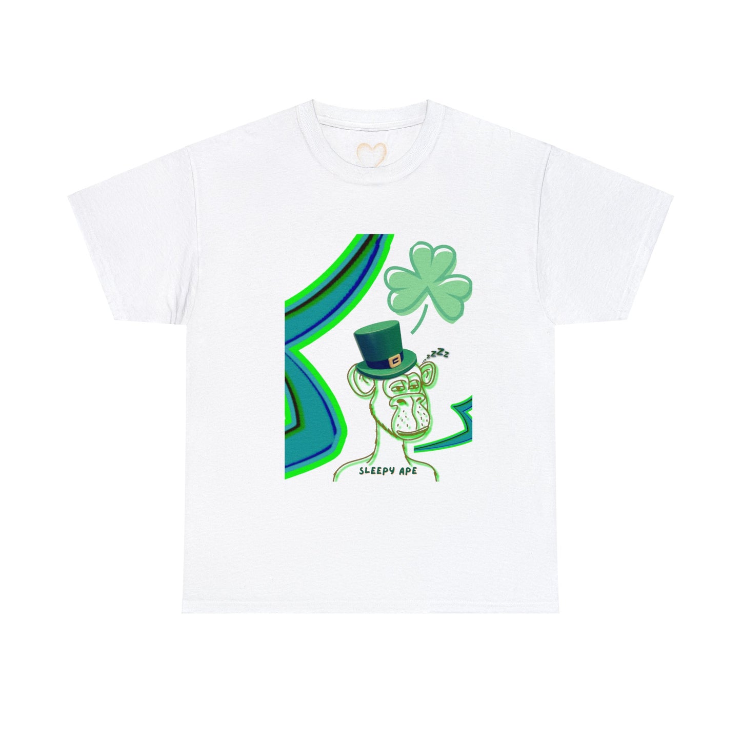 St Patrick's Sleepy Ape Shirt, St Patrick's Day Shirt, Lucky Shirt, Shirt for Spring, Gift for St Patty