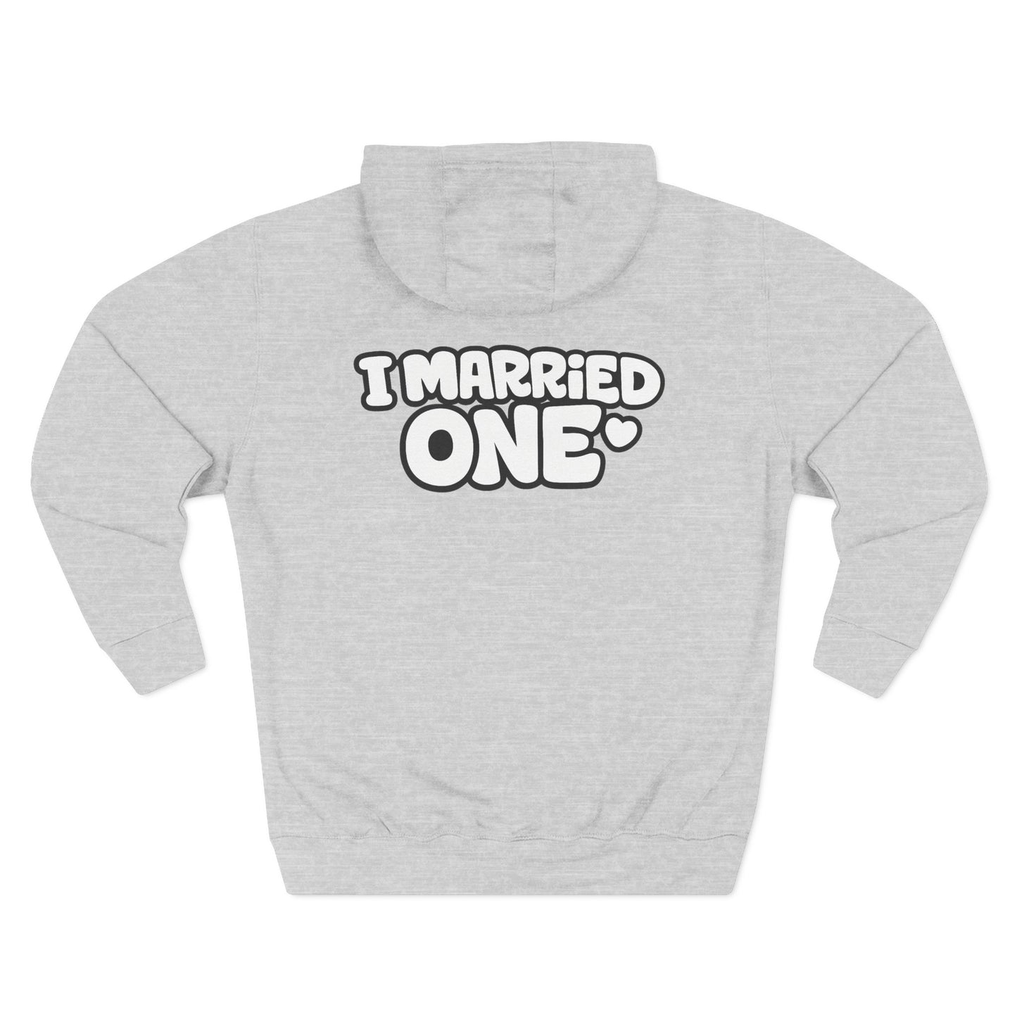 I Love Weird Women Hoodie – Funny Marriage Quote Pullover Cozy Fleece Graphic Hoodie Hoodie - "I Love Weird Women" / "I Married One" Graphic Pullover