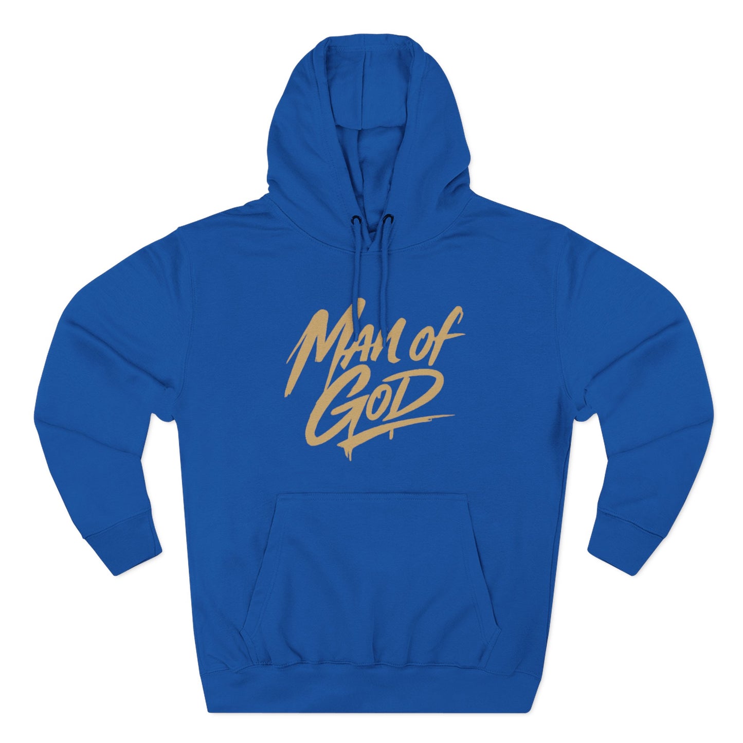Man of God “Fearfully and Wonderfully Made" Hoodie — Three-Panel Fleece Faith Based Hoodie Christian Hoodie Jesus Hoodie God Hoodie