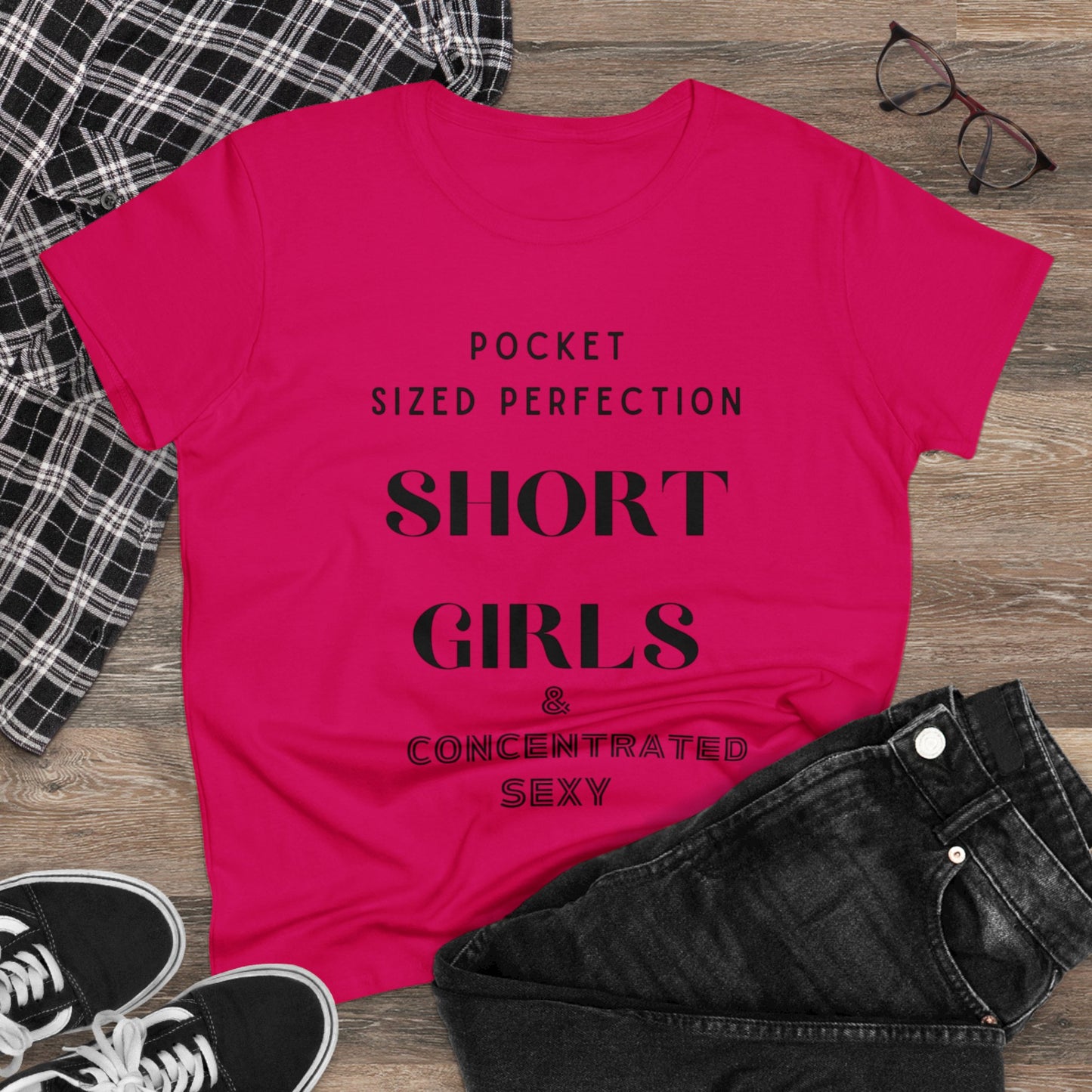 Short Girls Shirt | Women's Midweight Cotton Tee