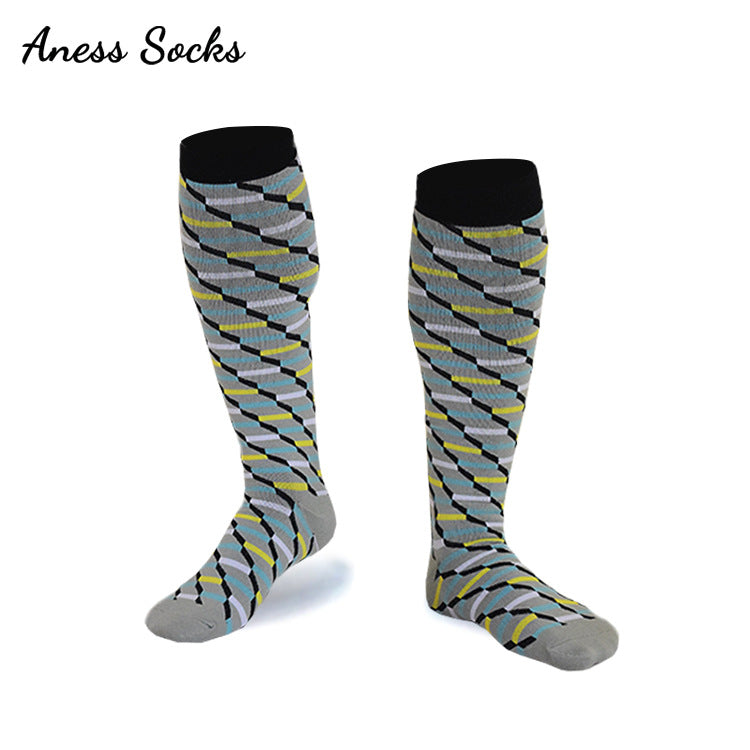 Healthy Calf Compression Socks for Men & Women – Breathable Nylon Silk Stovepipe Sports Socks for Running, Cycling, and Everyday Support
