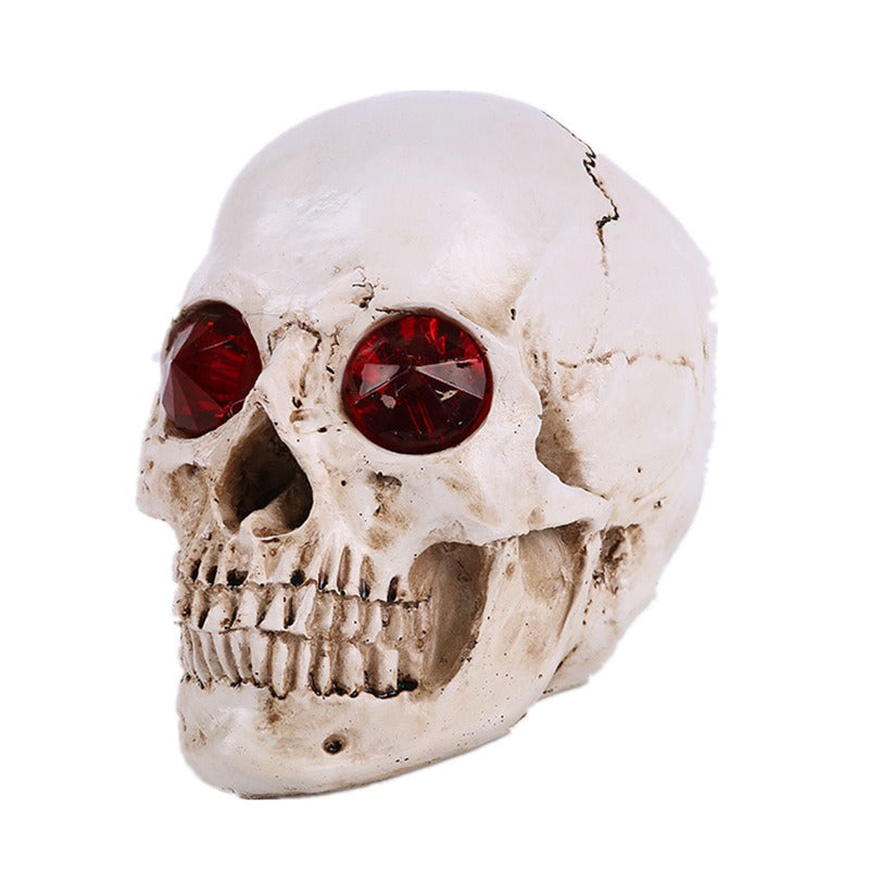 Skeleton | red diamond resin ornament