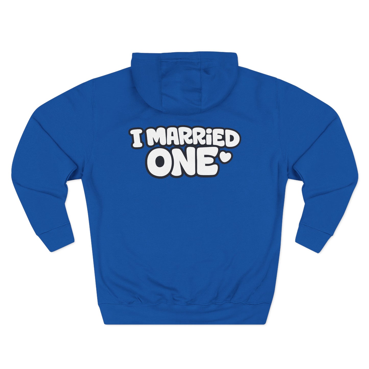 I Love Weird Women Hoodie – Funny Marriage Quote Pullover Cozy Fleece Graphic Hoodie Hoodie - "I Love Weird Women" / "I Married One" Graphic Pullover