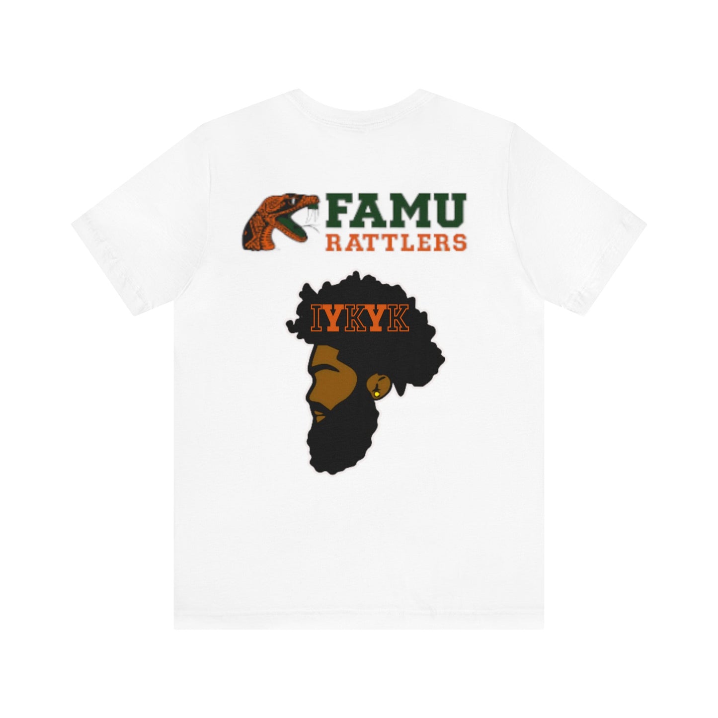 Rattler Shirt Male Afro, FAMU Shirt, FAMU Grad, FAMU Alum, Gift For Rattler, Gift for Rattler Alum