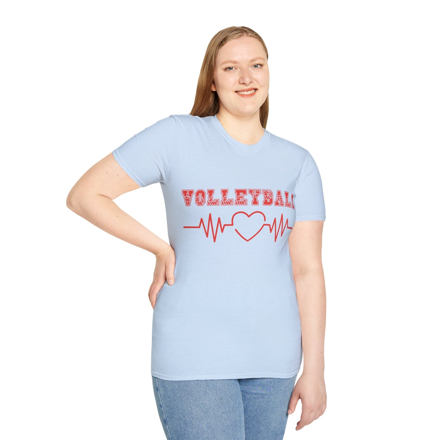 Volleyball Mom  | Volleyball Shirt | Sports Shirt | Baller Shirt | Mighty Lifestyle |  Softstyle T-Shirt