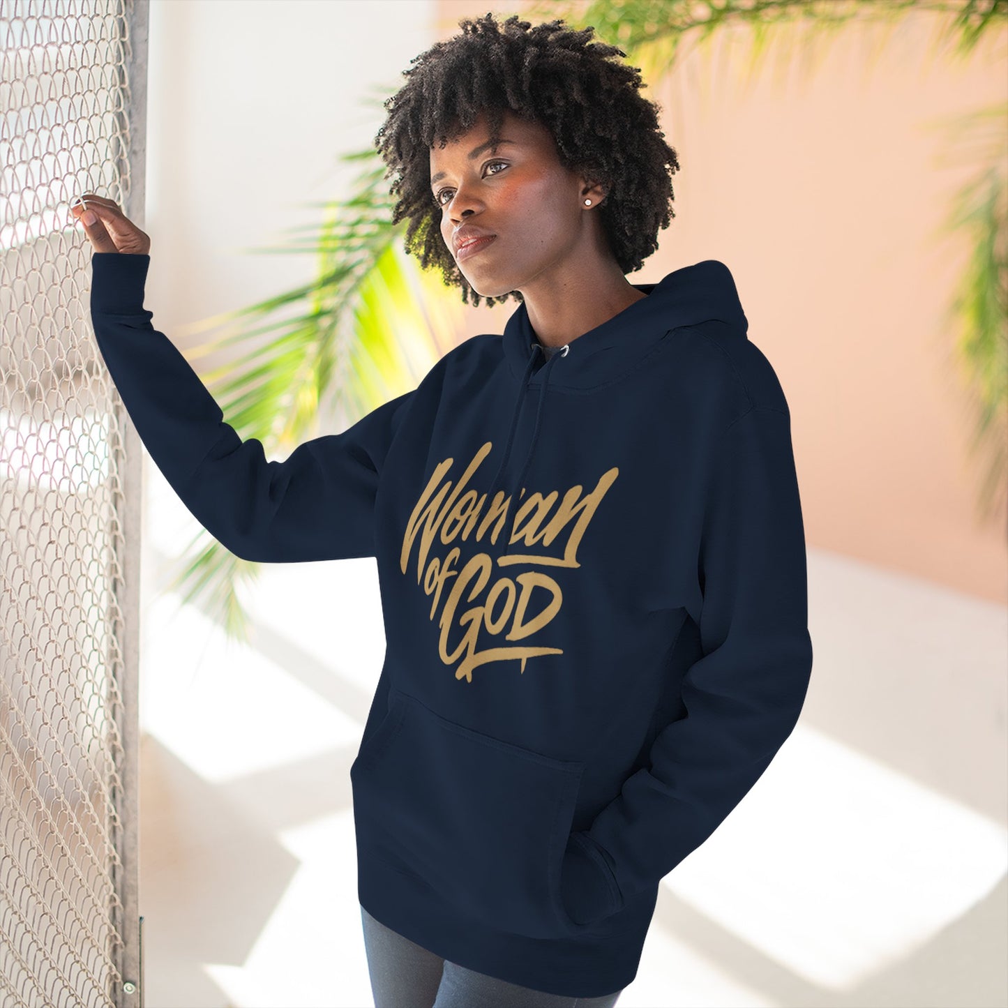 Woman of God "Fearfully and Wonderfully Made" Fleece Hoodie Faith Based Hoodie Christian Hoodie