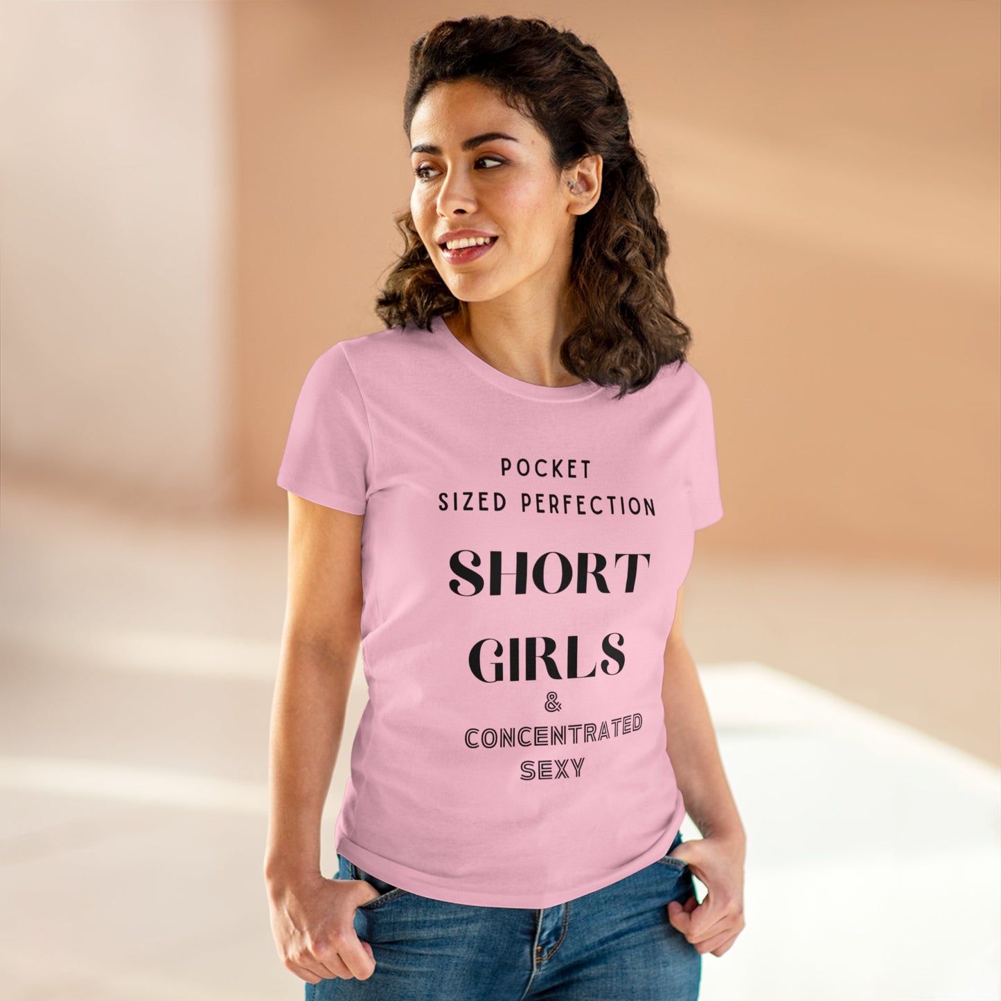 Short Girls Shirt | Women's Midweight Cotton Tee