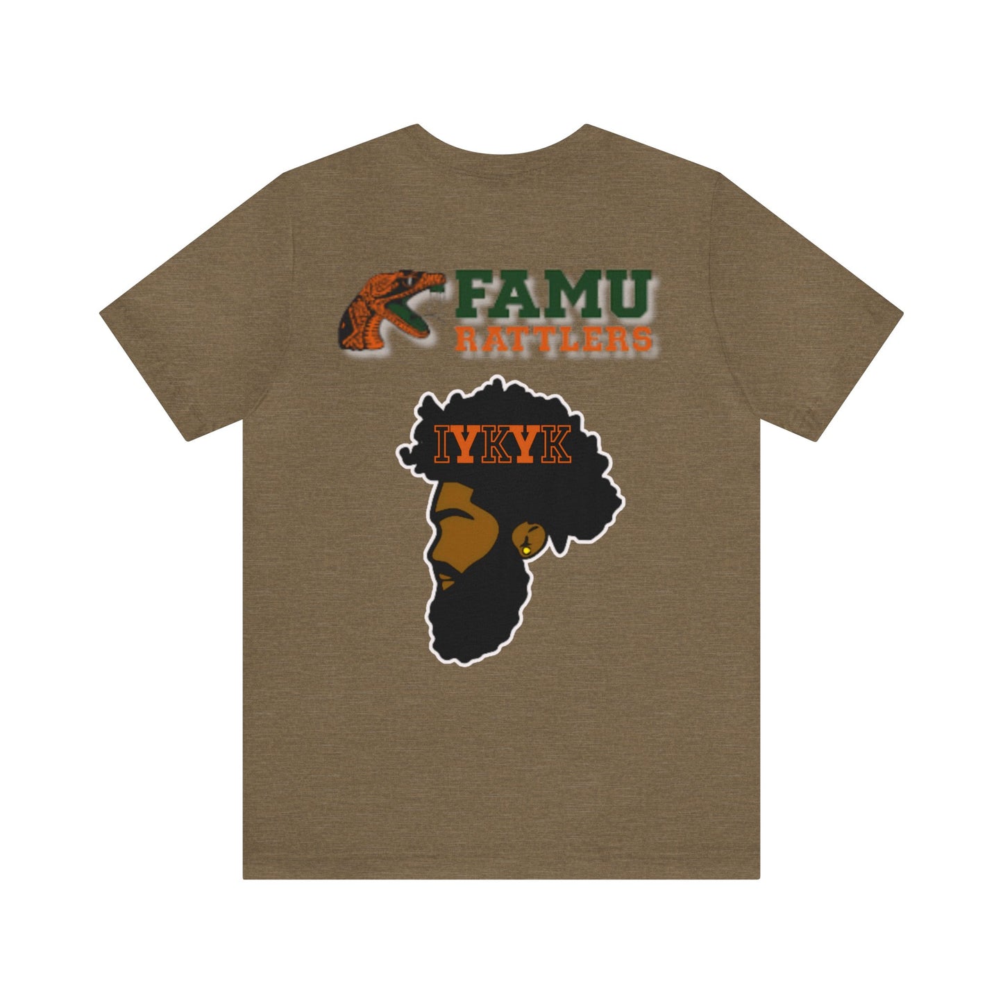 Rattler Shirt Male Afro, FAMU Shirt, FAMU Grad, FAMU Alum, Gift For Rattler, Gift for Rattler Alum