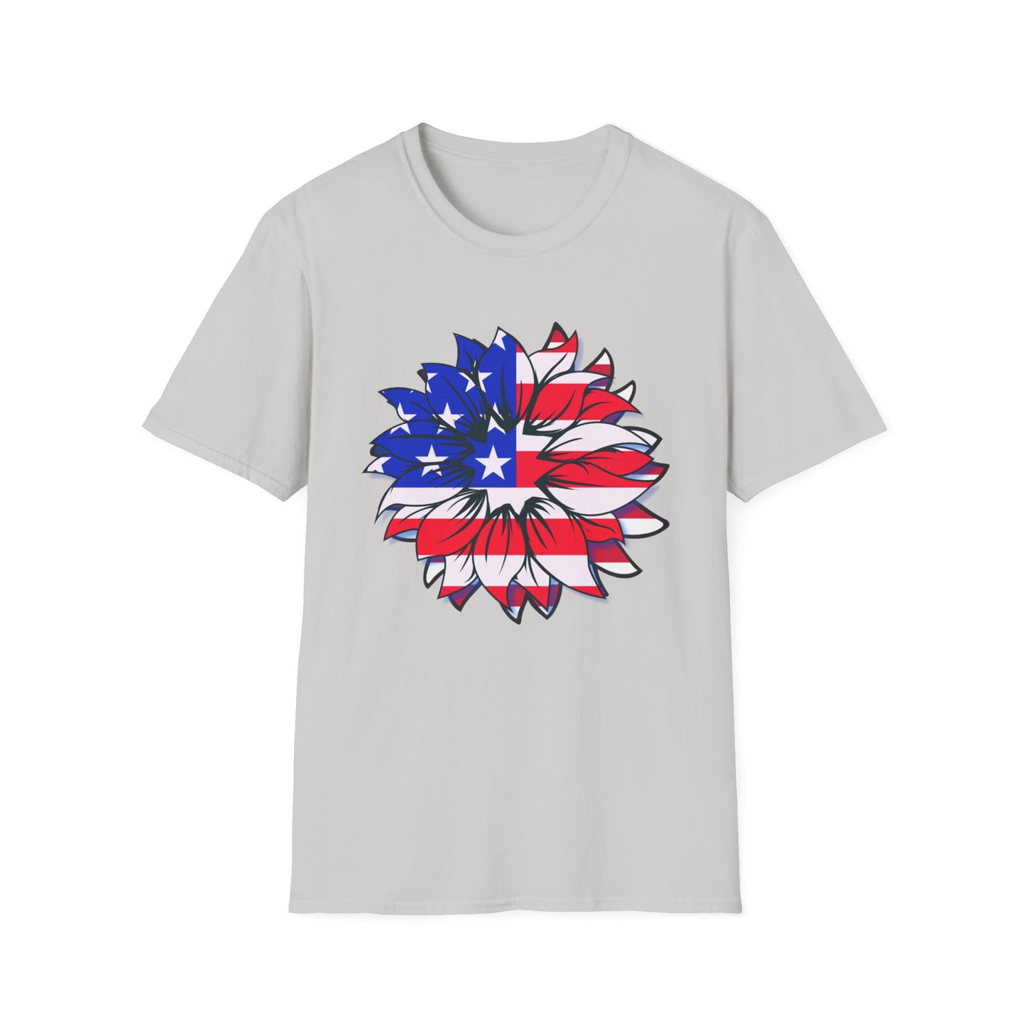 SUNFLOWER US FLAG, Sunflower American Patriot, American History, American Legacy, Patriot Shirt