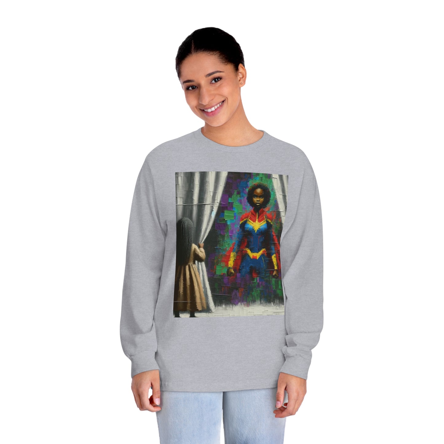 Superhero Inside | Black History | Comic Shirt | Unisex Classic Long Sleeve T-Shirt