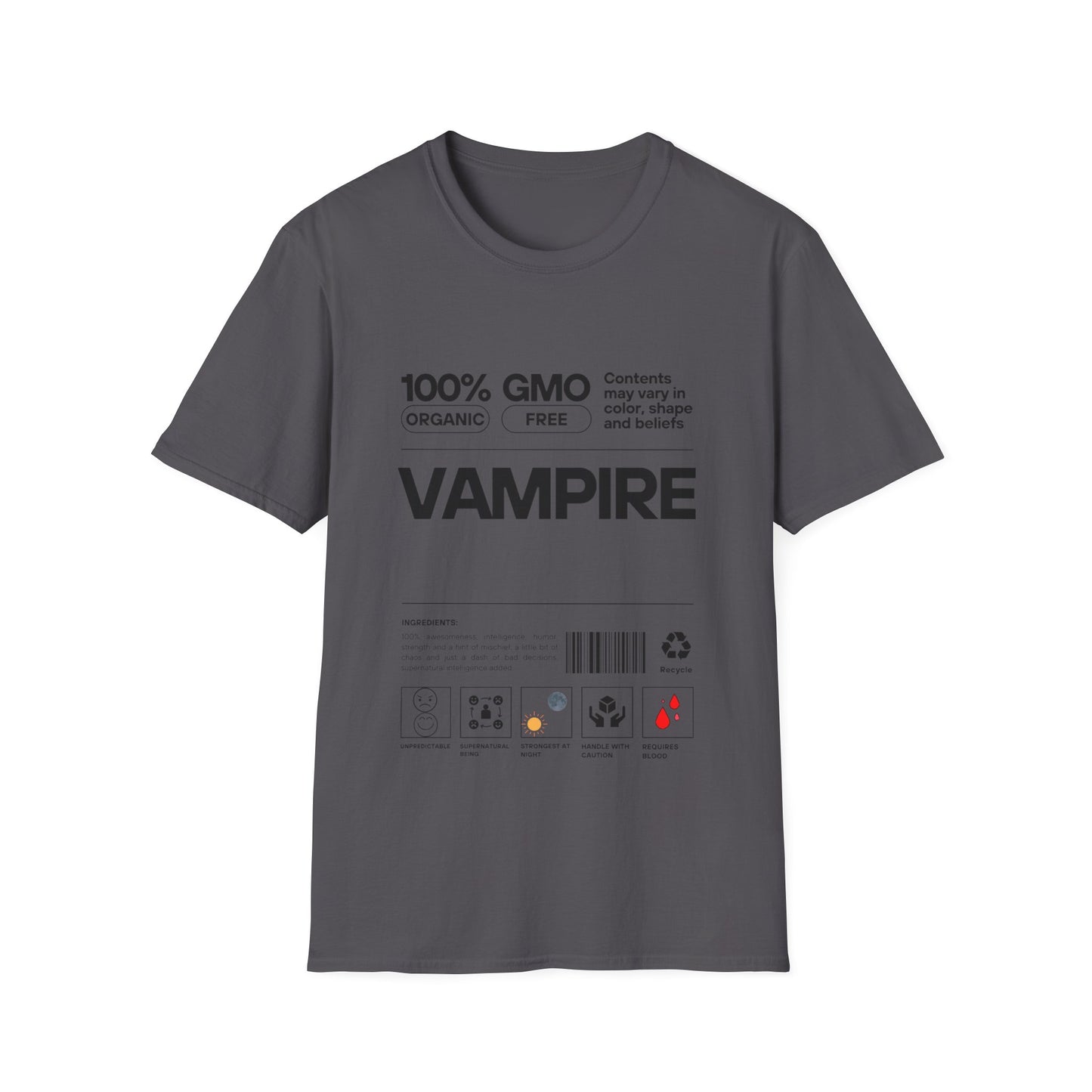 Vampire Shirt, Vampire Tee, Supernatural Shirt, Halloween Shirt, Moon Reconciliation, Gift