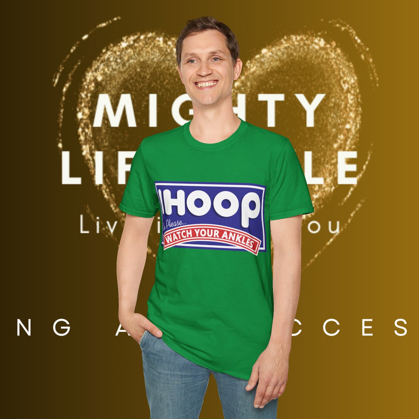 Basketball Shirt | IHoop Ankles Shirt | Sports Shirt | Gift for Baller | Baller Shirt | Mighty Lifestyle |  Softstyle T-Shirt