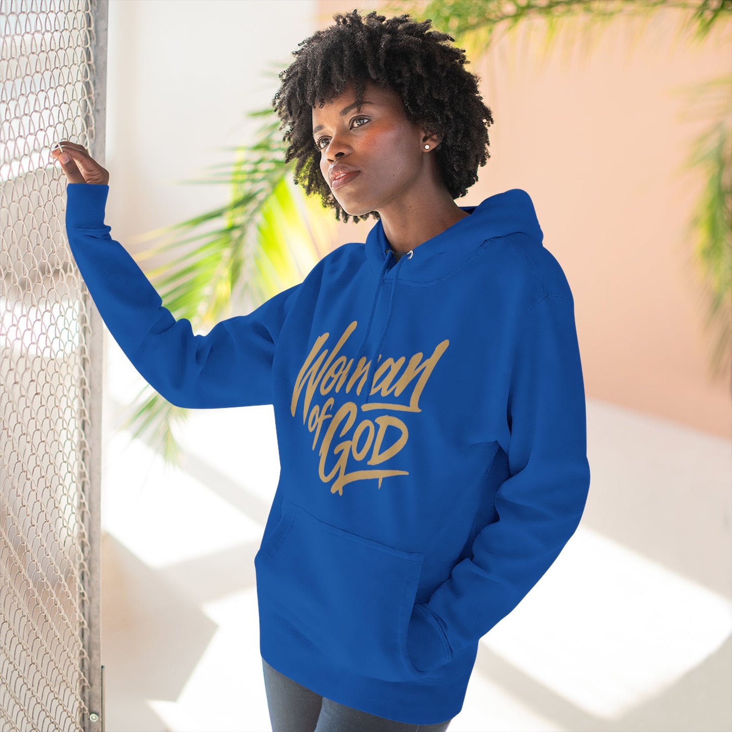 Woman of God "Fearfully and Wonderfully Made" Fleece Hoodie Faith Based Hoodie Christian Hoodie
