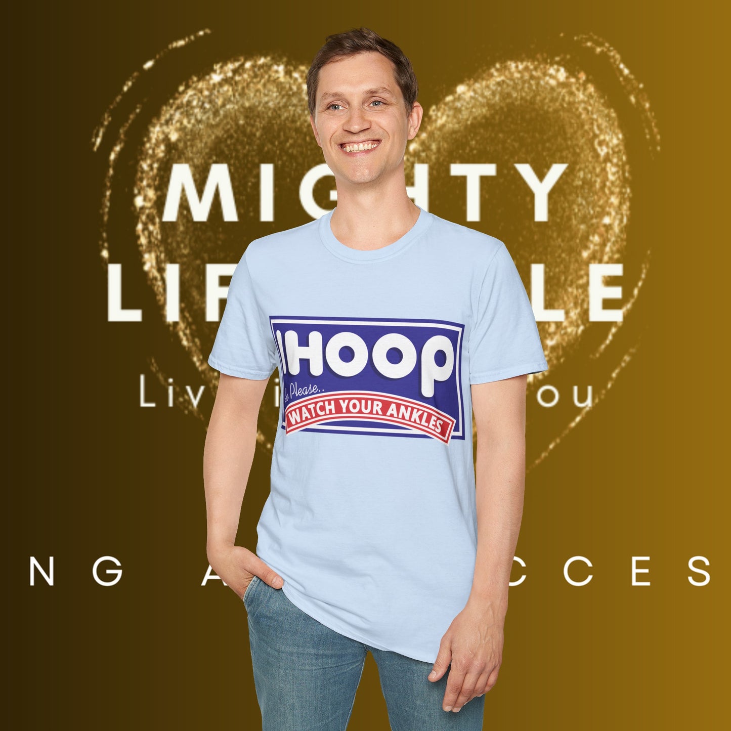 Basketball Shirt | IHoop Ankles Shirt | Sports Shirt | Gift for Baller | Baller Shirt | Mighty Lifestyle |  Softstyle T-Shirt