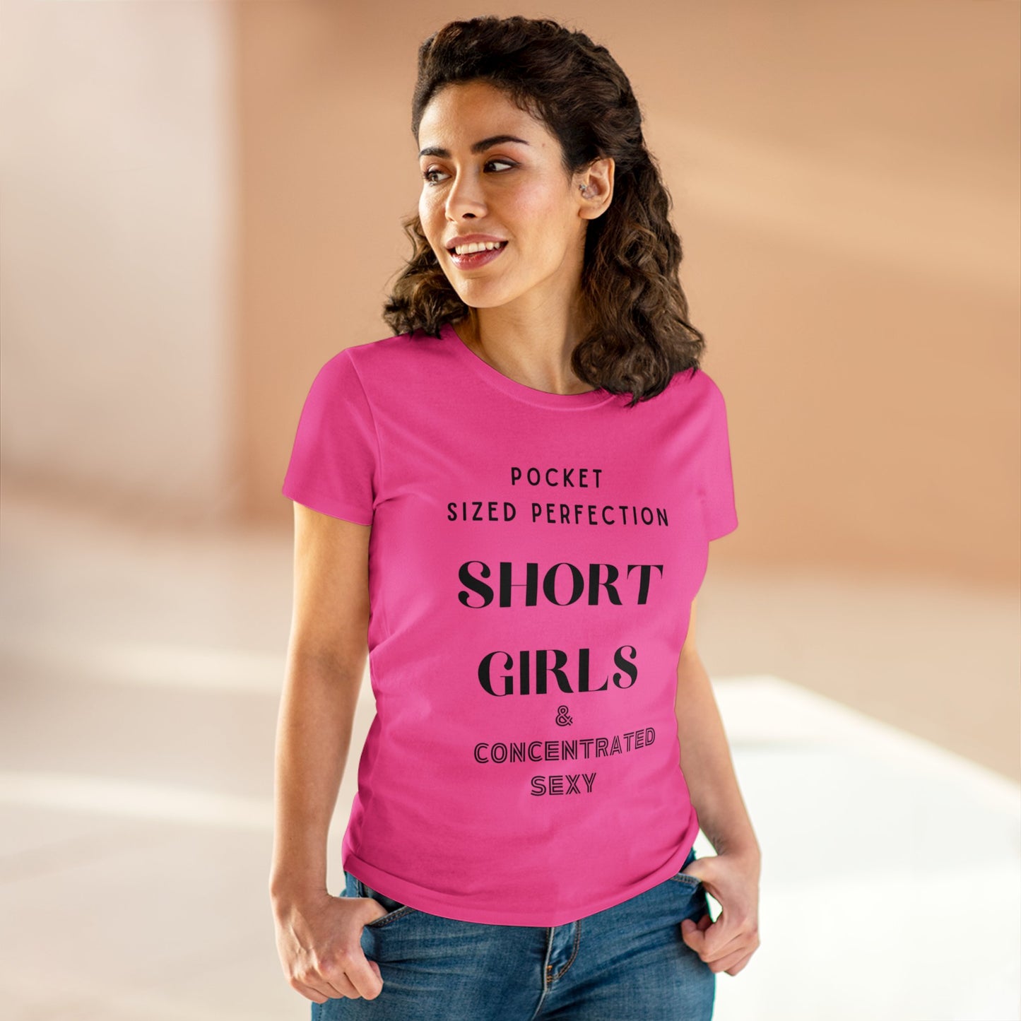 Short Girls Shirt | Women's Midweight Cotton Tee